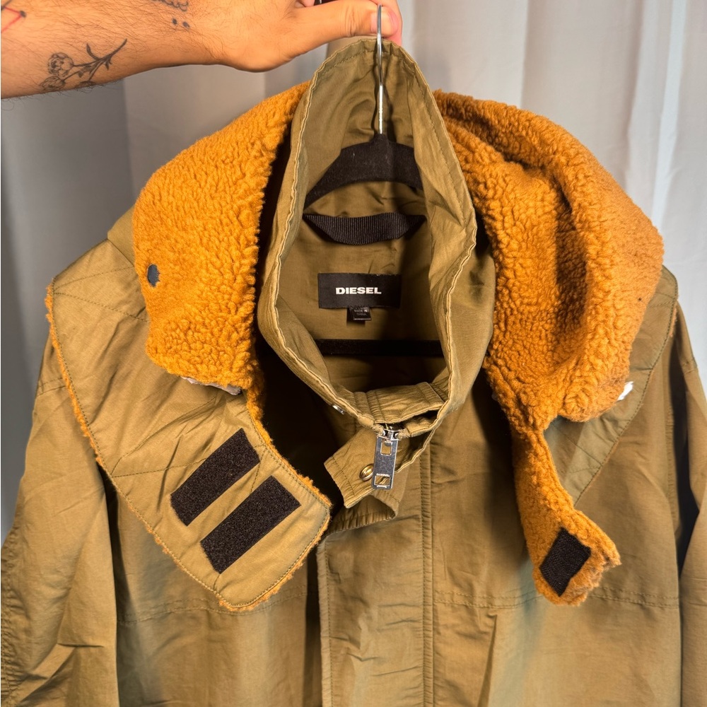 Diesel Military Green Coat